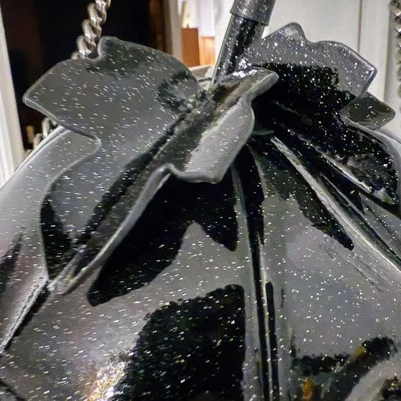 MAD Engine Black and White Pumpkin Crossbody Bag - Picture 11 of 12